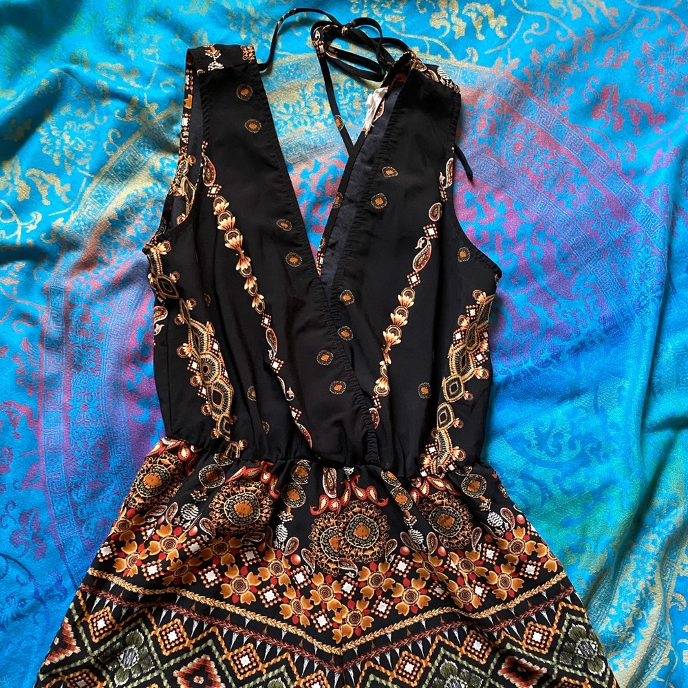 Boho and chic romper